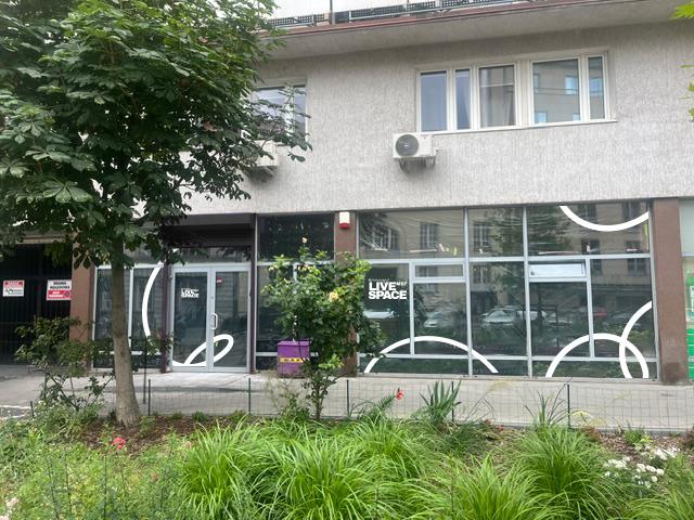 LIVE SPACE M67 street frontage at Mokotowska 67 in Warsaw